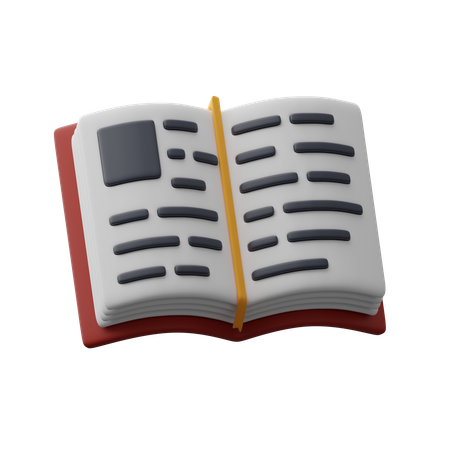 Book  3D Icon