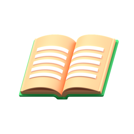 Book  3D Icon