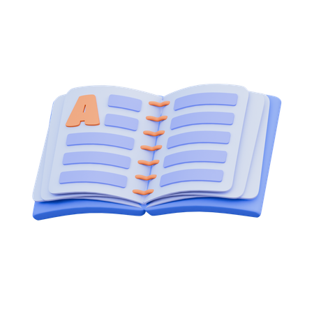 Book  3D Icon