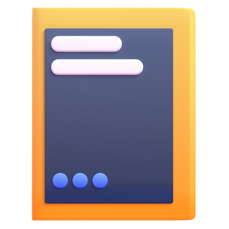 Book  3D Icon