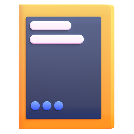 Book  3D Icon