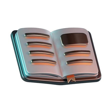 Book  3D Icon