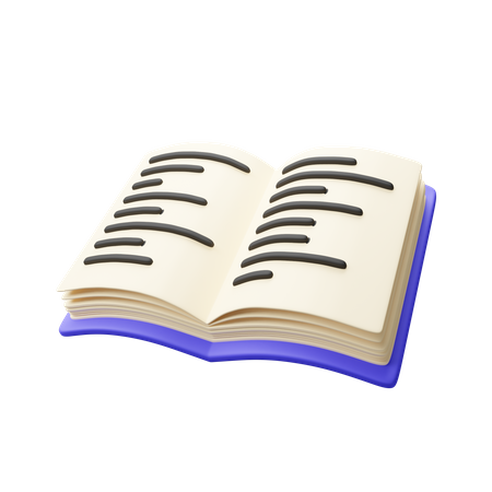 Book 3D Icon