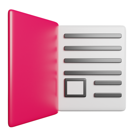 Book  3D Icon