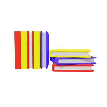 These Are 3 D Book Icons Commonly Used In Design And Games 3D Icon