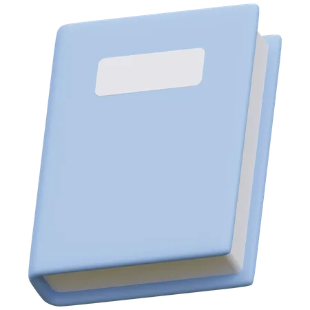 Blue Book Notebook Booklet 3 D Icon Illustration 3D Icon