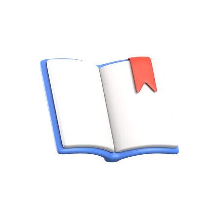 3 D Rendering Ebook Application Icon 3D Icon