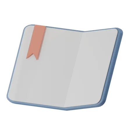 3 D Render Of Book Icon 3D Icon