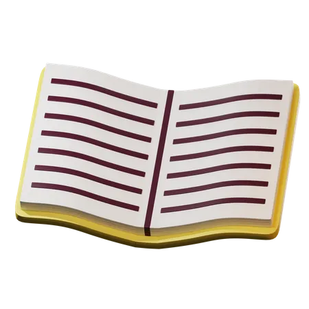 Notebook Education Icon 3D Icon