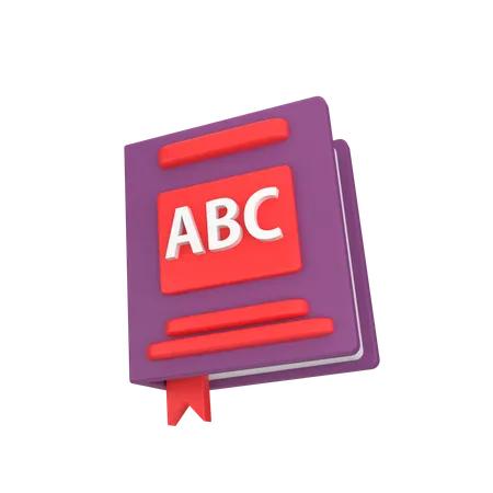 Book Alphabet  3D Icon