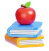 Book And Apple