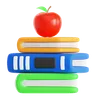 Book And Apple