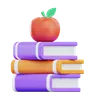 Book And Apple
