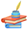 Book And Inkwell