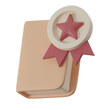 Book Badge  3D Icon