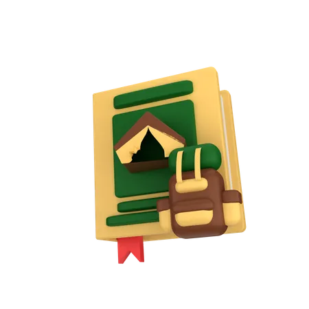 Book Camp  3D Icon