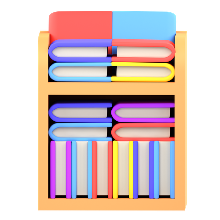 Book Case  3D Icon