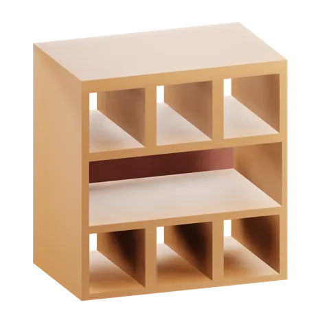 Book Case  3D Icon