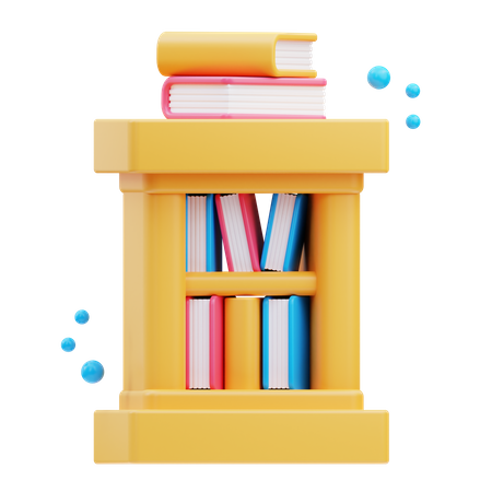 Book Case  3D Icon