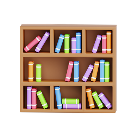 Book Case  3D Icon