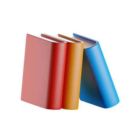 Book Collection  3D Icon