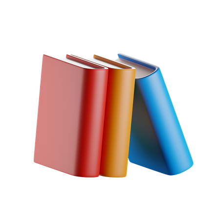Book Collection  3D Icon