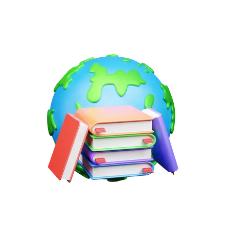 Book Day  3D Icon