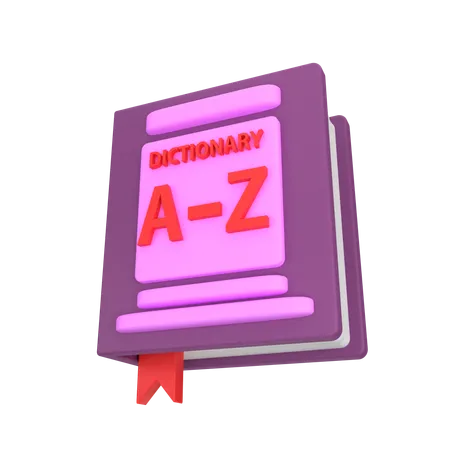 Book Dictionary  3D Icon