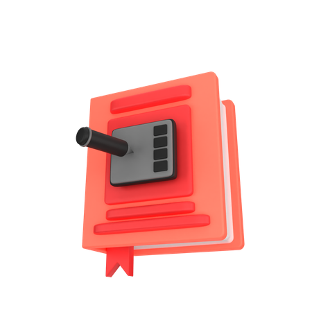 Book Digital Art  3D Icon