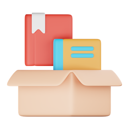 Book Donation  3D Icon