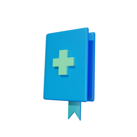 Book health  3D Icon