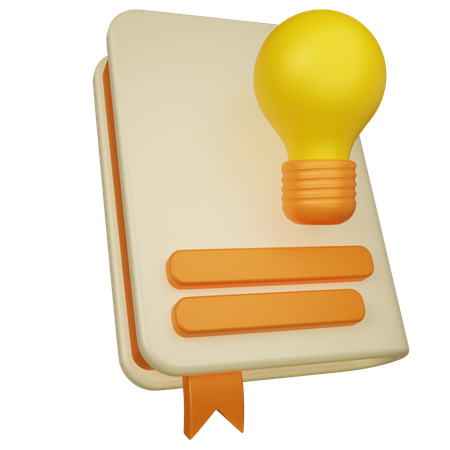 Book Idea  3D Icon