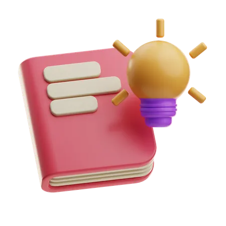 Book Idea  3D Icon