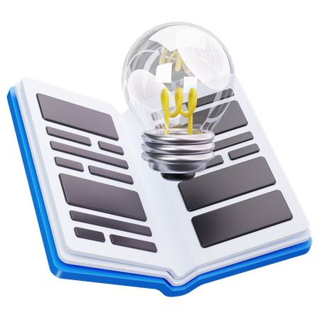 Book Idea  3D Icon