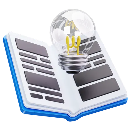 Book Idea  3D Icon