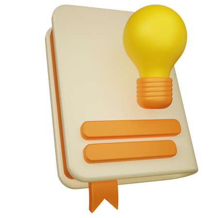 Book Idea  3D Icon