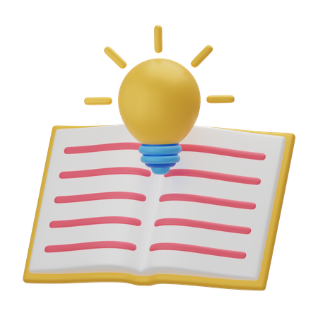 Book Idea  3D Icon