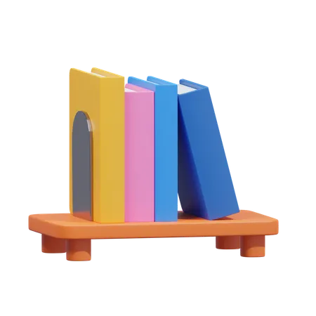 Book In The Rack  3D Icon