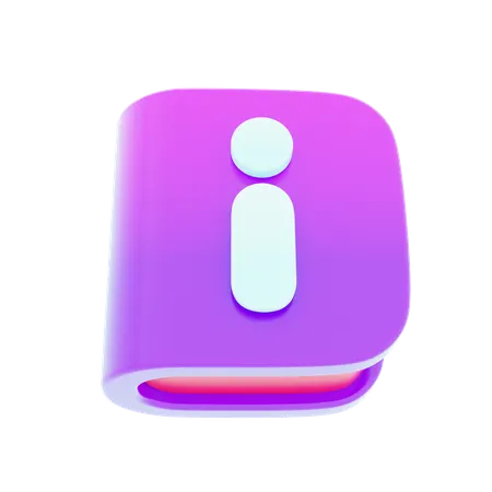 Book Info  3D Icon