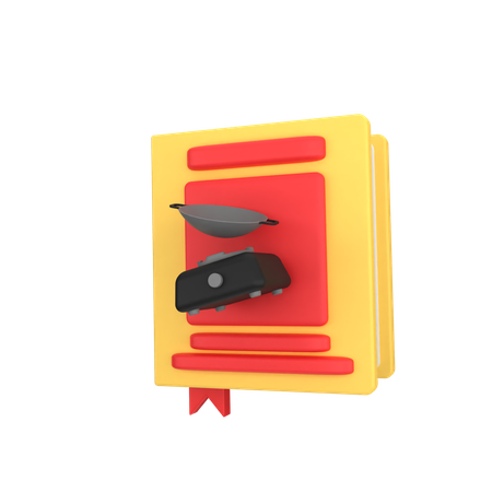 Book Kitchen  3D Icon