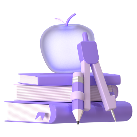 Book Knowledge  3D Icon