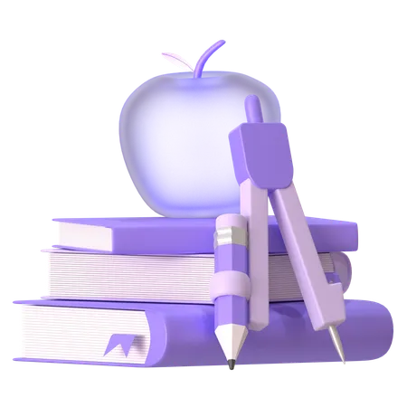 Book Knowledge  3D Icon