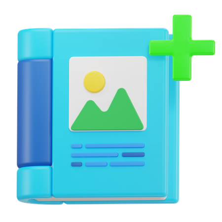 Book list  3D Icon