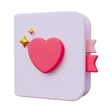 Book Love  3D Icon