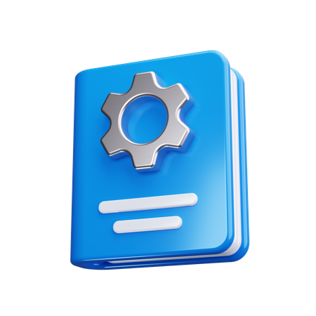 書籍管理  3D Icon