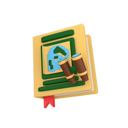 Book Map  3D Icon