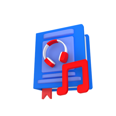 Book Music  3D Icon