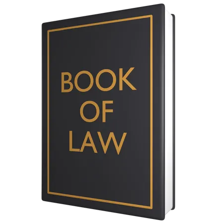 Book Of Law  3D Icon