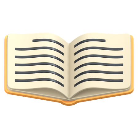 Book Open  3D Icon