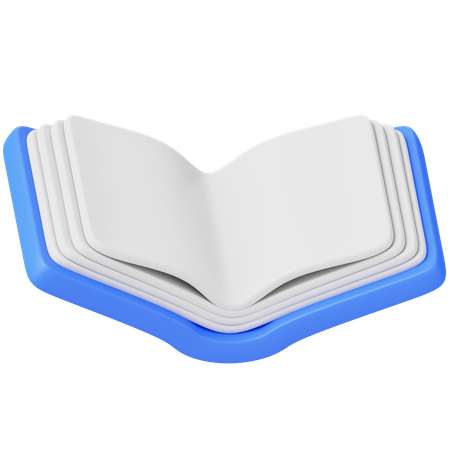 Book Open  3D Icon